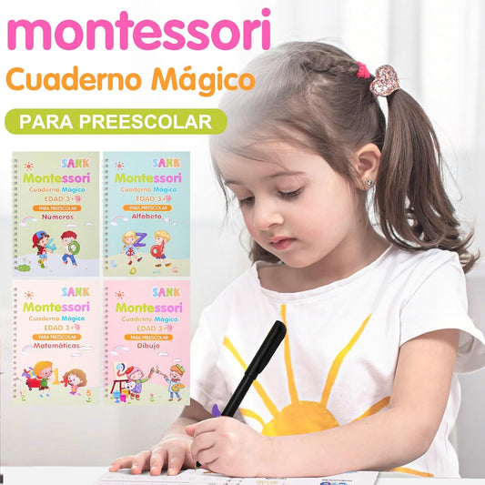 Cuaderno mágico de escritura para Niños 4und